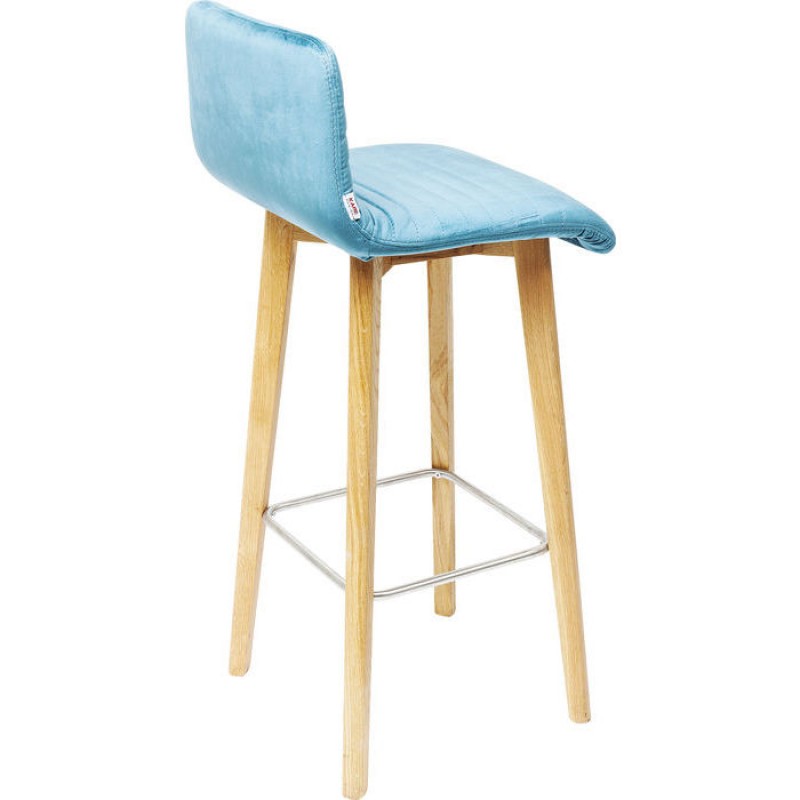 Bar Stool Lara Velvet Bluegreen